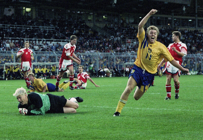 Швеция - Дания: 1992 год