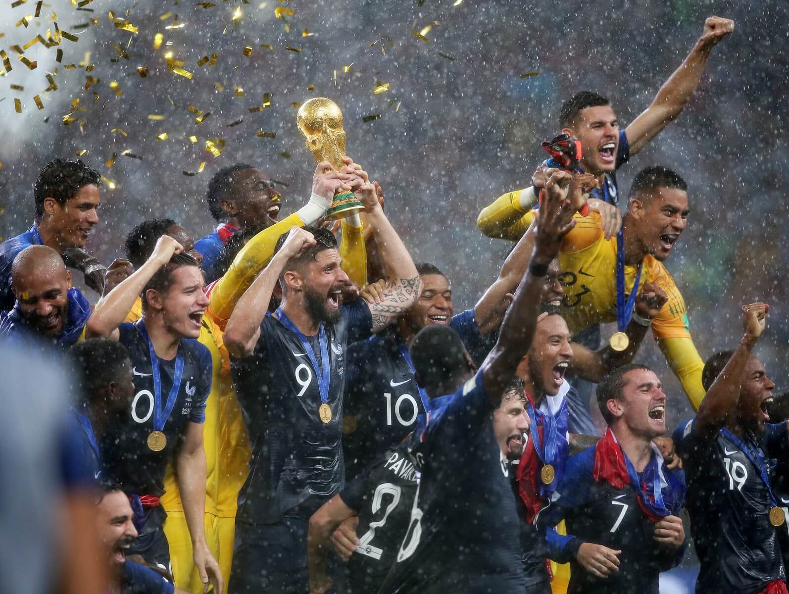 Чемпион мира-2018 сборная Франции