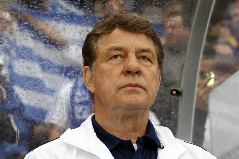 Отто Рехагель - главный тренер сборной Греции 