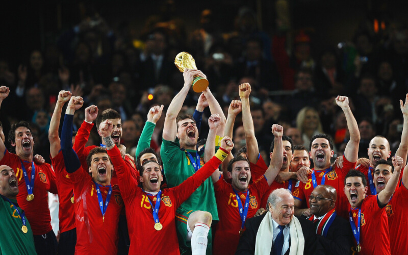 Сборная Испании - чемпион мира - 2010