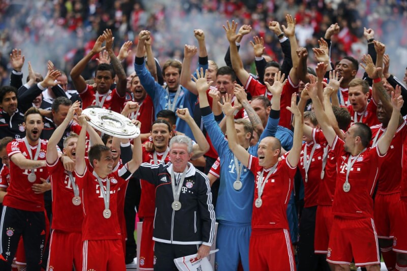 "Бавария" - чемпион Германии-2013