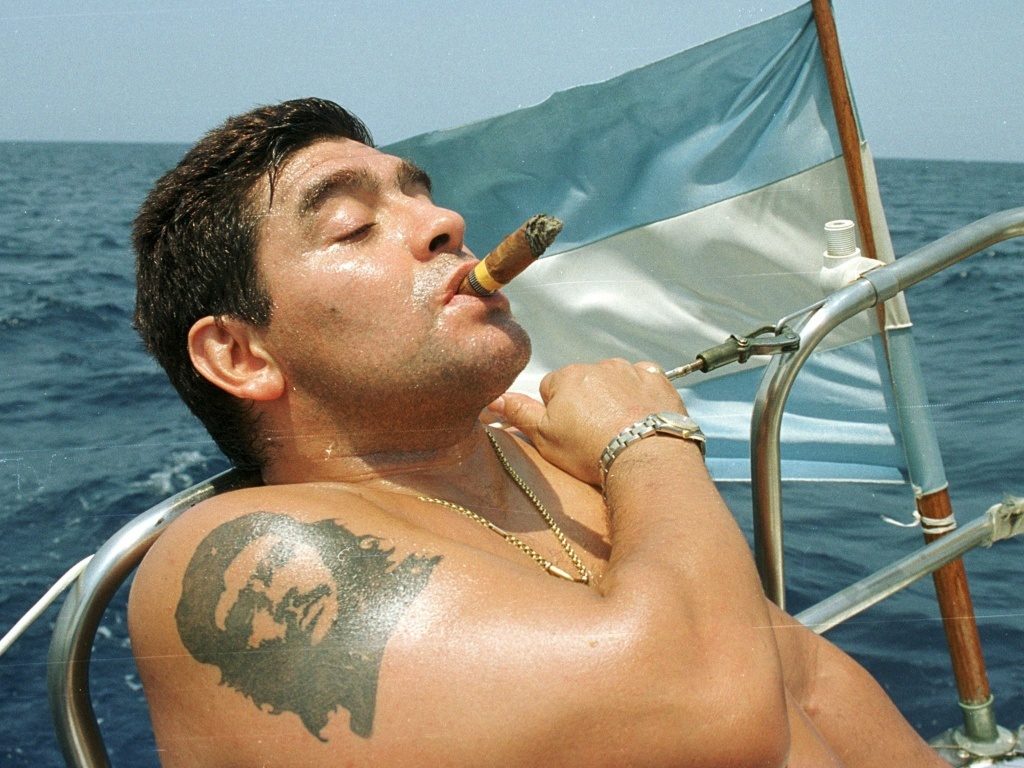 Марадона: татуировка Че Гевары