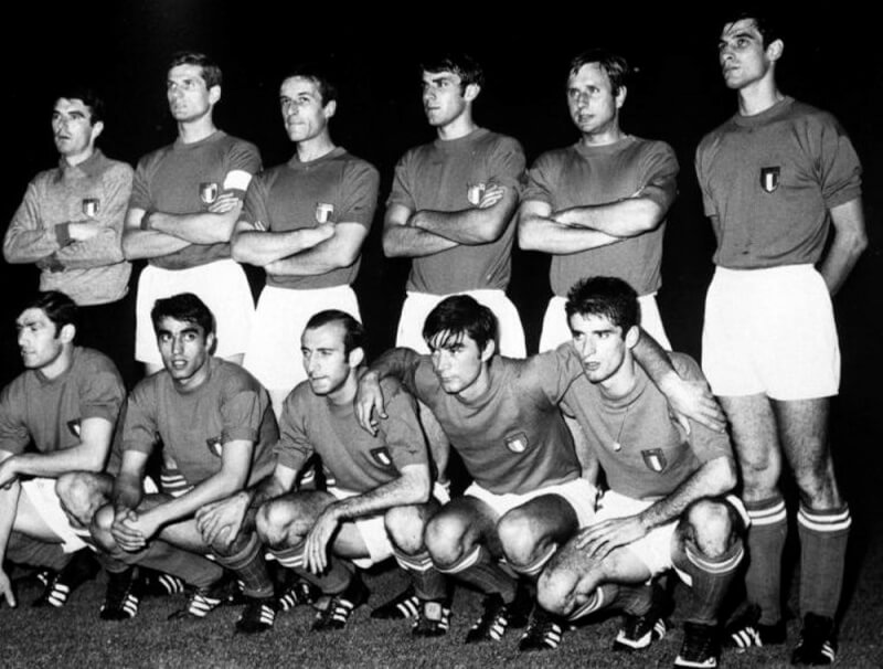 Сборная Италии - чемпион Европы 1968 года