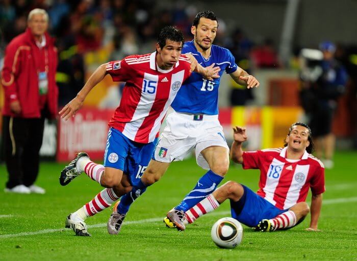 Сборная Парагвая - сборная Италии