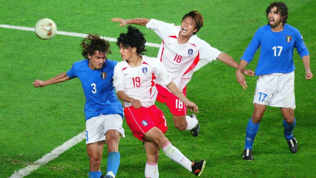 Южная Корея - Италия: гол Хвана