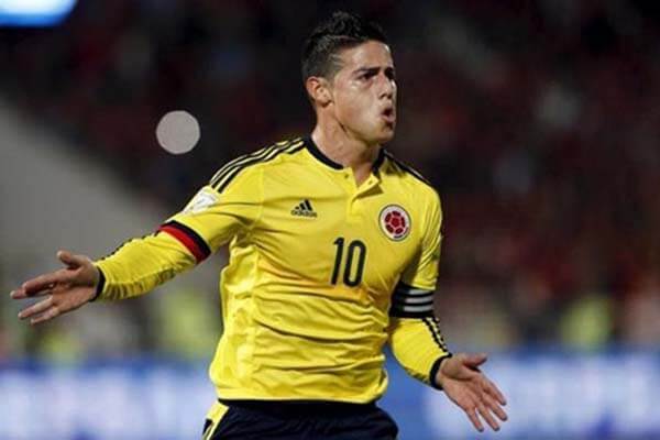 Хамес Родригес - капитан сборной Колумбии