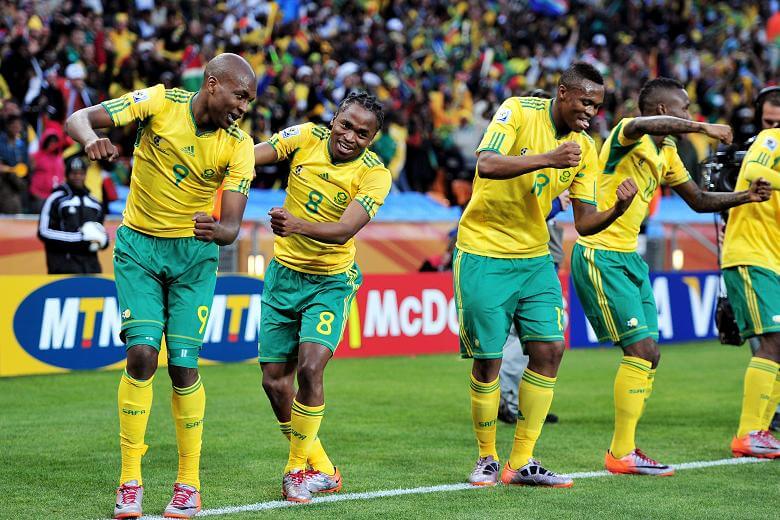 Сборная ЮАР по футболу: танец