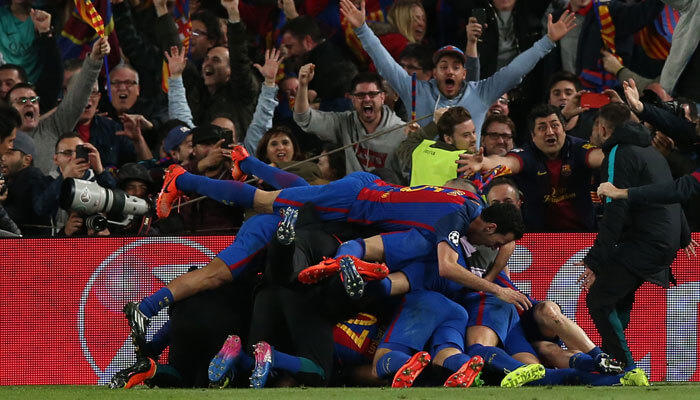 "Барселона" празднует победу