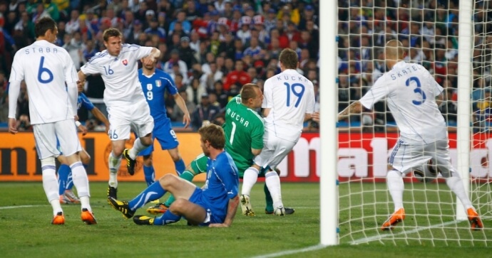 Словакия - Италия 3:2