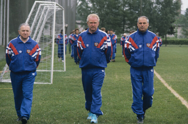 Валерий Лобановский - тренер сборной СССР