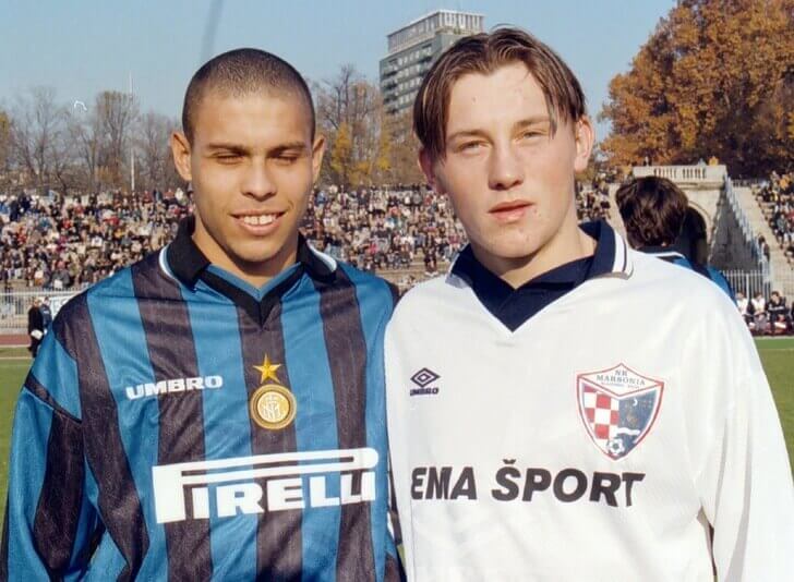 Роналдо и Олич в молодости