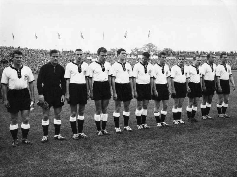 Сборная ФРГ перед матчем с Аргентиной: 1958 год