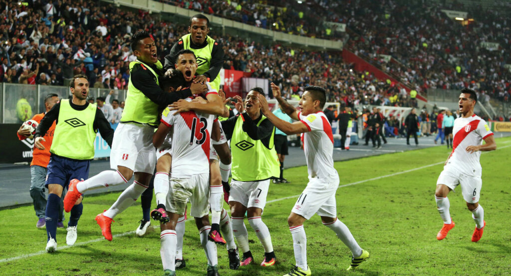 Сборная Перу выходит на чемпионат мира