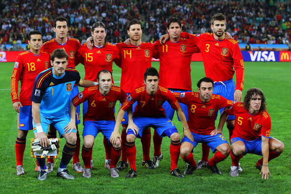 Состав сборной испании чемпионат 2010 по футболу