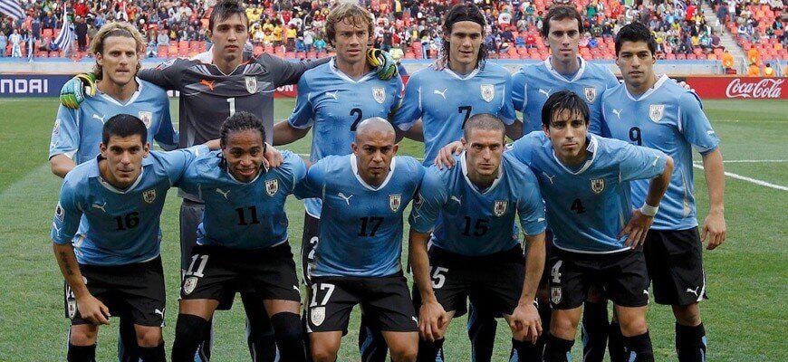 Сборная Уругвая на чемпионате мира 2010 года