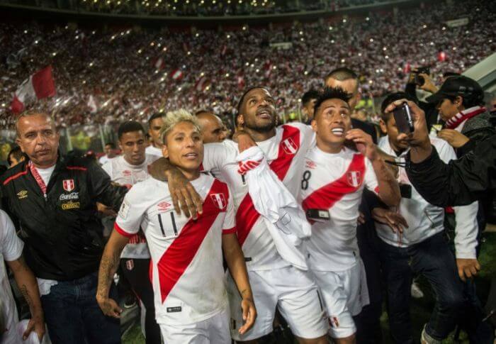 Сборная Перу вышла на чемпионат мира
