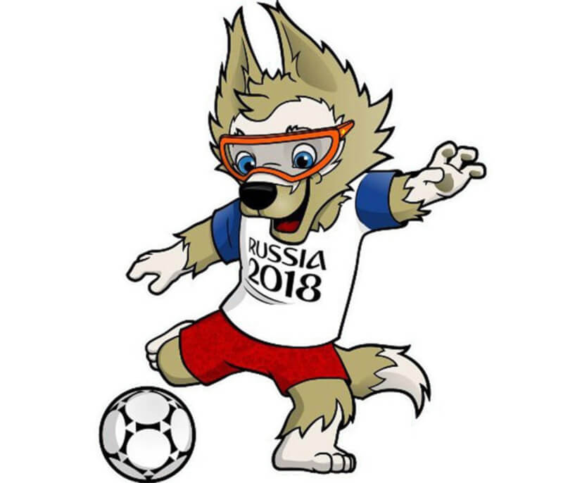 Символ чемпионата мира-2018 волки Забивака