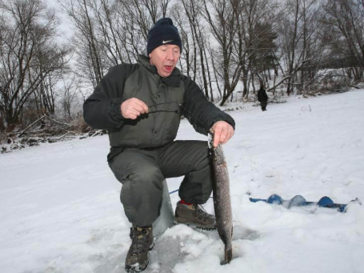 Романцев на рыбалке