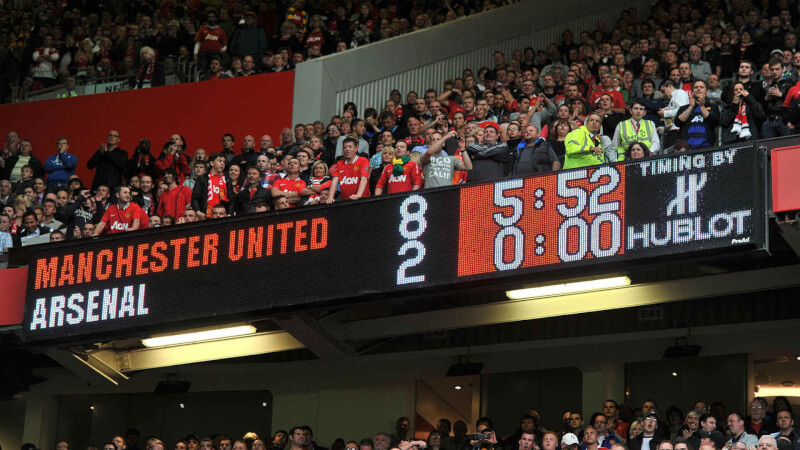 "Манчестер Юнайтед" - "Арсенал" 8:2