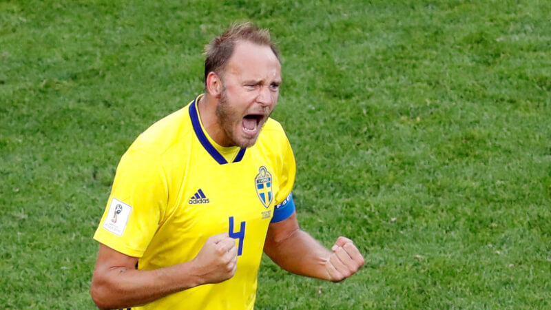 Андрес Гранквист - капитан сборной Швеции