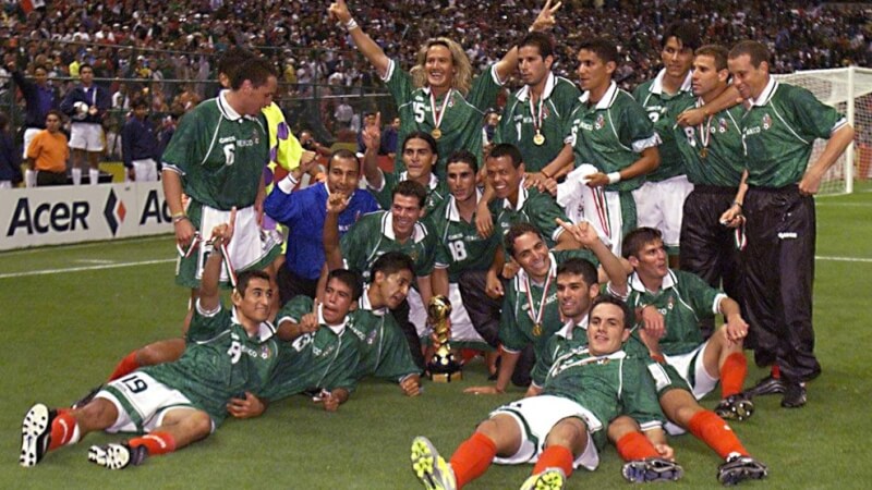 Сборная Мексики - победитель Кубка Конфедераций-1999