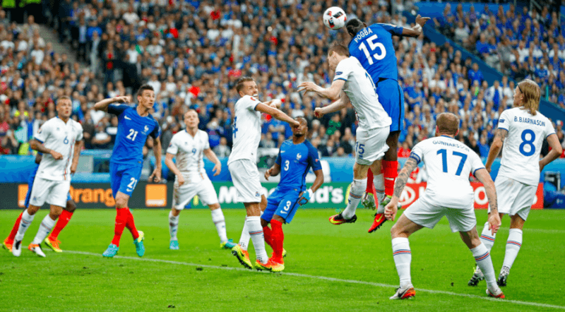 Франция - Исландия на Евро-2016