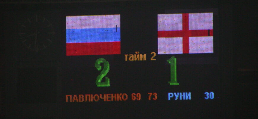 Россия - Англия 2:1