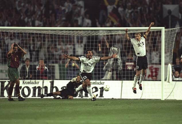 Отборочный матч ЧМ-1998 Германия - Португалия