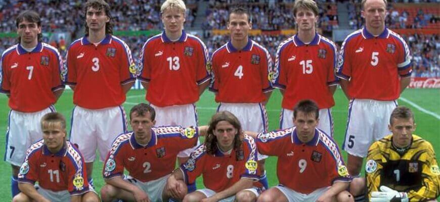 Сборная Чехии на чемпионате Европы 1996 года