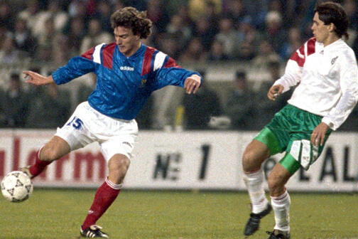 Франция - Болгария (1993): эпизод матча