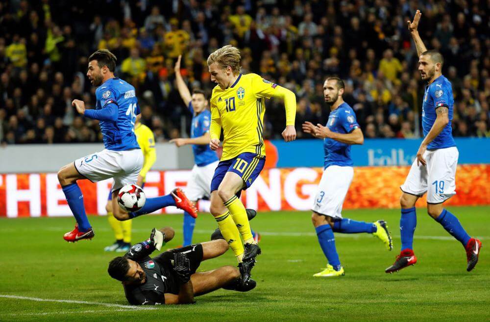 Швеция - Италия: стыковой матч