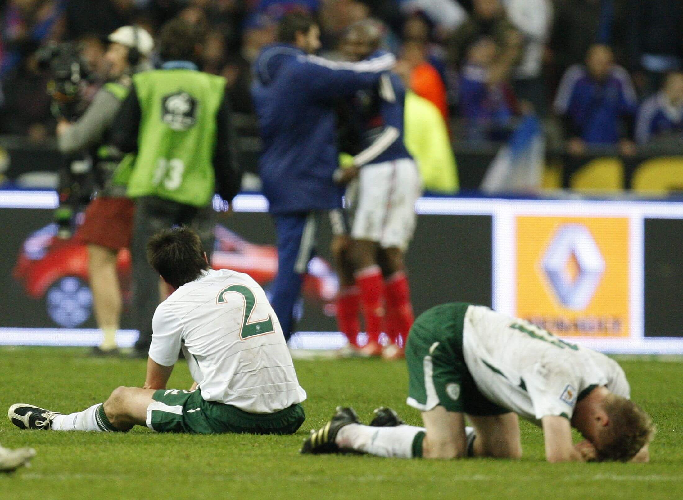 Франция - Ирландия-2009: после матча