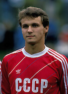 Футболист сборной СССР Андрей Кобелев