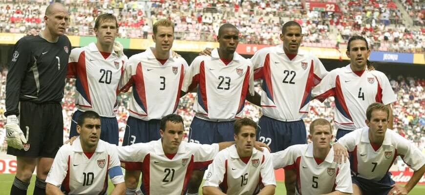 Сборная США на чемпионате мира 2002 года