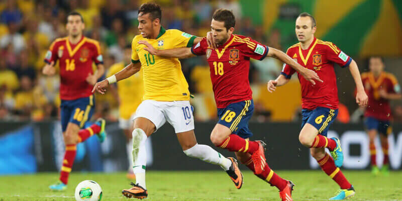 Футбольные противостояния: Бразилия - Испания