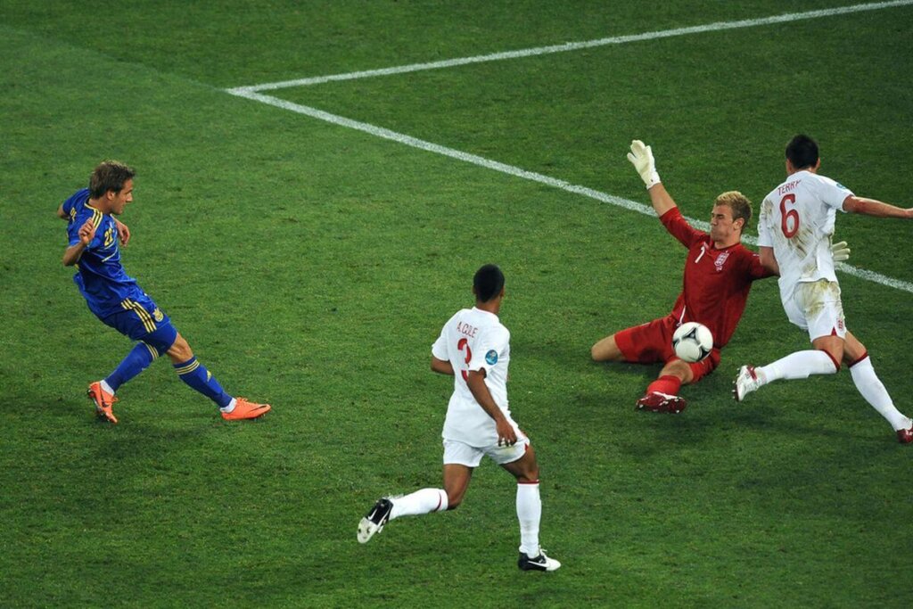 Евро-2012: Англия - Украина
