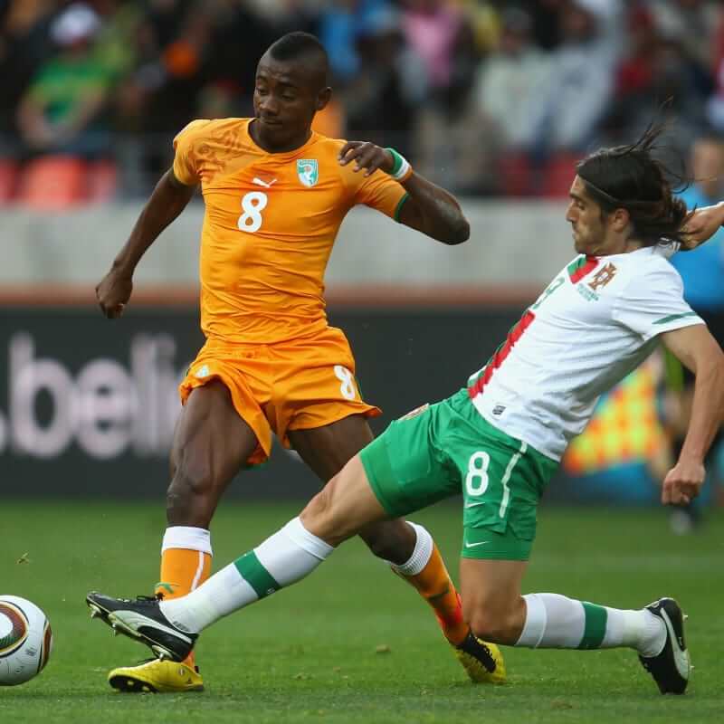 Футболист сборной Кот д'Ивуара Саломон Калу