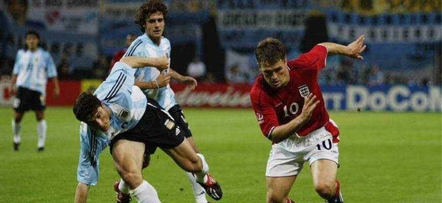 Англия - Аргентина на чемпионате мира 2002 года
