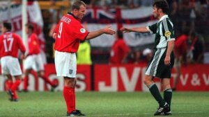 Англия - Германия (2000): рукопожатие после матча