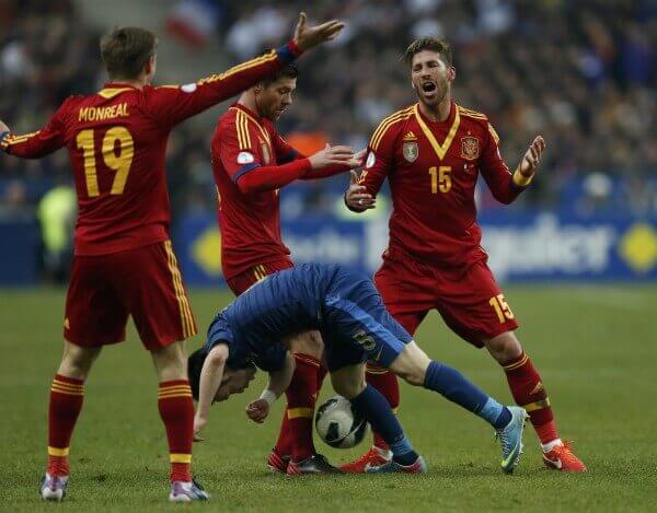 Испания - Франция: отборочный матч