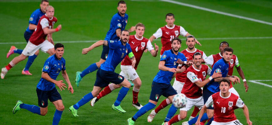 Италия - Австрия на Евро-2020 (2021)
