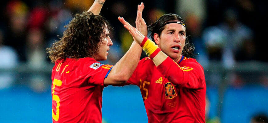 Лучшие защитники сборной Испании
