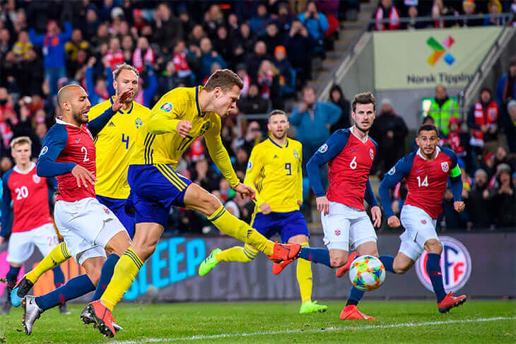 Норвегия - Швеция 3:3