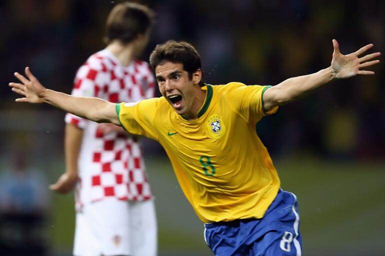 Сборная Бразилии на чемпионате мира 2006 года: Кака в матче с Хорватией