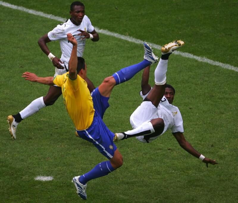 Сборная Бразилии на чемпионате мира 2006 года: матч с Ганой