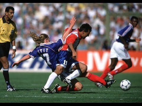 Франция - Парагвай на ЧМ-1998: эпизод матча