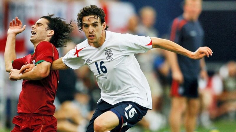 Португалия - Англия, 2006: борьба за мяч