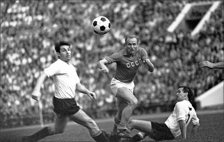 Сборная СССР на Евро-1968: матч с Австрией