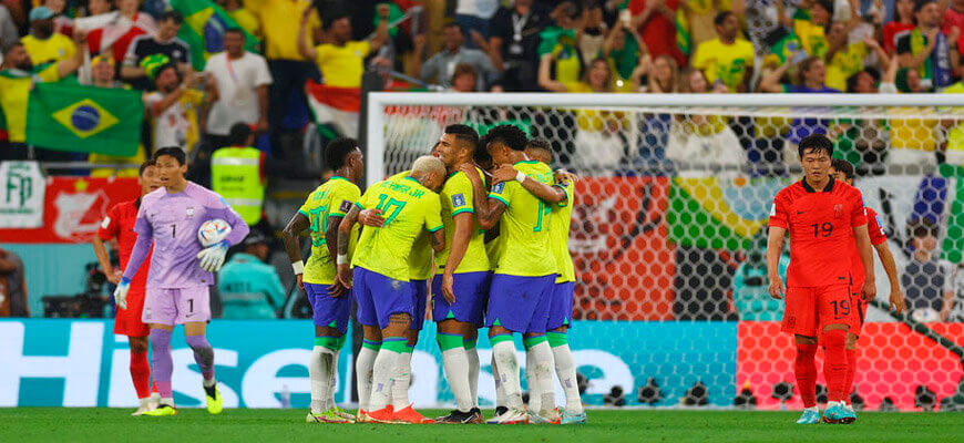 Бразилия - Южная Корея на чемпионате мира 2022 года
