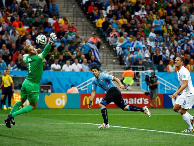 ЧМ-2014: Уругвай - Англия, гол Суареса